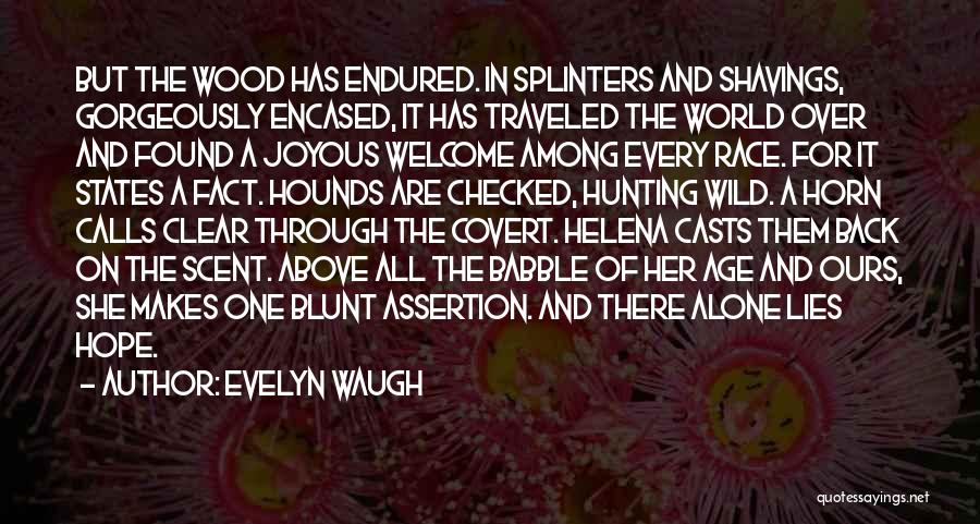 Hunting With Hounds Quotes By Evelyn Waugh