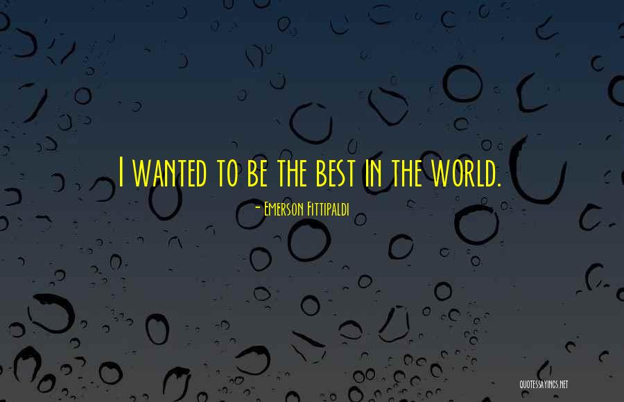 Huntzinger Karate Quotes By Emerson Fittipaldi Huntzinger Karate Quotes By Emerson Fittipaldi