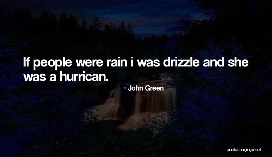 Hurrican Quotes By John Green