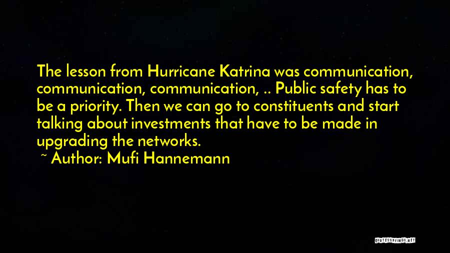 Hurricane Katrina Quotes By Mufi Hannemann