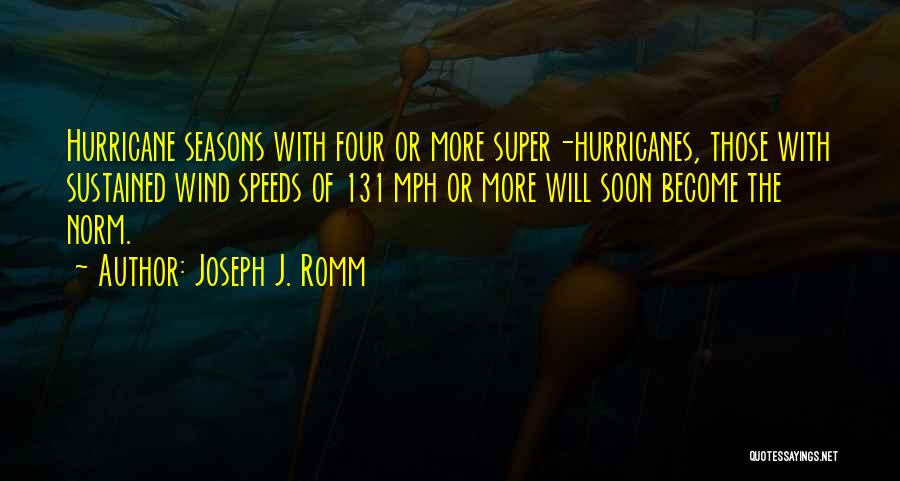 Hurricane Quotes By Joseph J. Romm