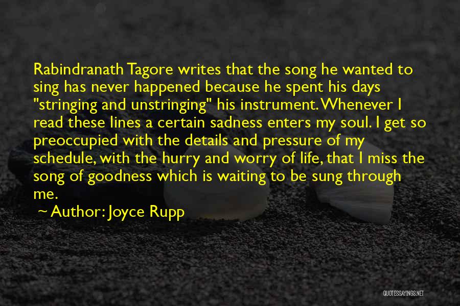 Hurry Quotes By Joyce Rupp