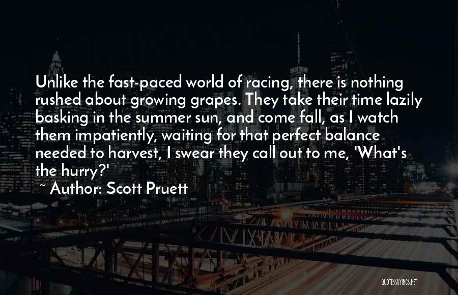 Hurry Summer Quotes By Scott Pruett