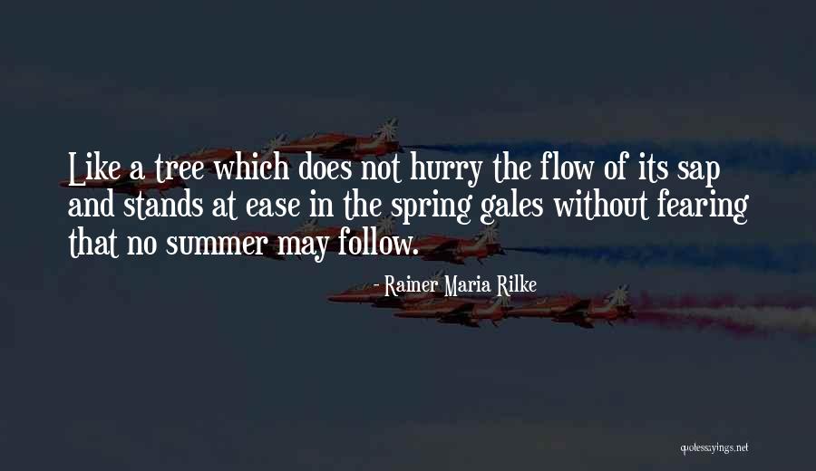 Hurry Up Spring Quotes By Rainer Maria Rilke