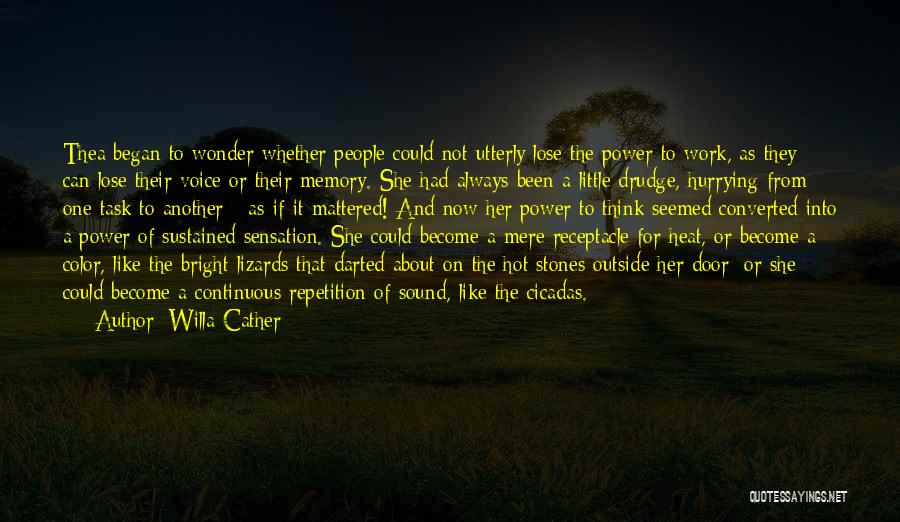 Hurrying Quotes By Willa Cather