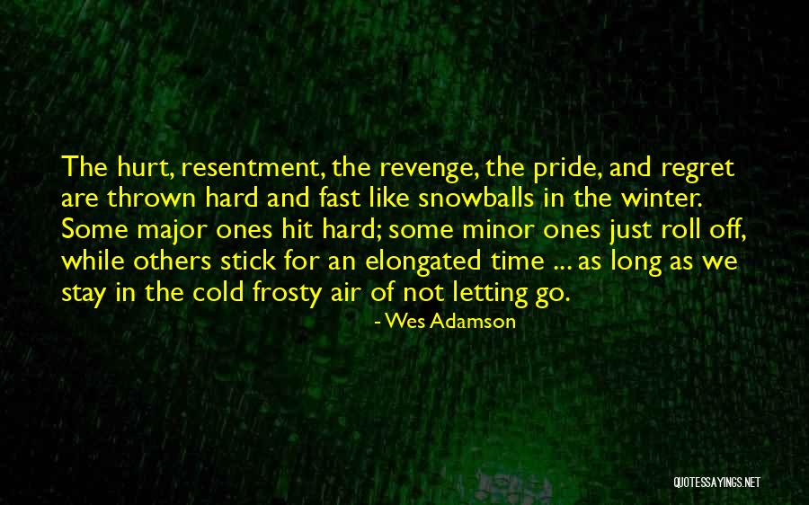 Hurt And Letting Go Quotes By Wes Adamson Hurt And Letting Go Quotes By Wes Adamson