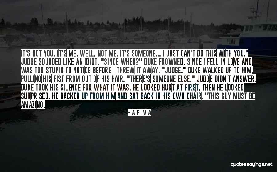 Hurt Back Quotes By A.E. Via Hurt Back Quotes By A.E. Via