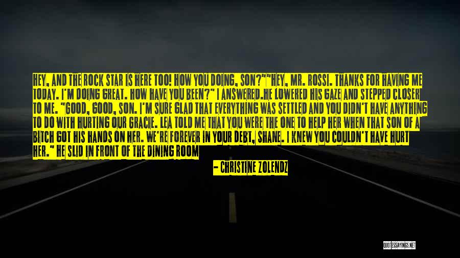 Hurt Back Quotes By Christine Zolendz Hurt Back Quotes By Christine Zolendz
