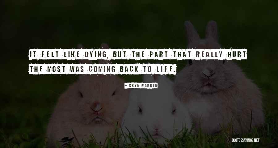 Hurt Back Quotes By Skye Warren Hurt Back Quotes By Skye Warren