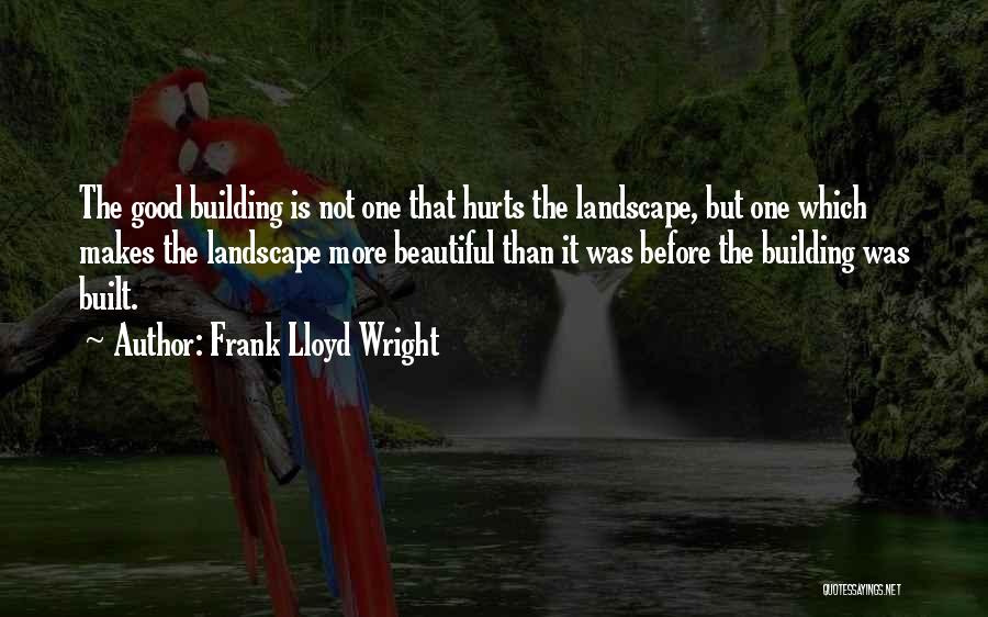 Hurt Before Quotes By Frank Lloyd Wright