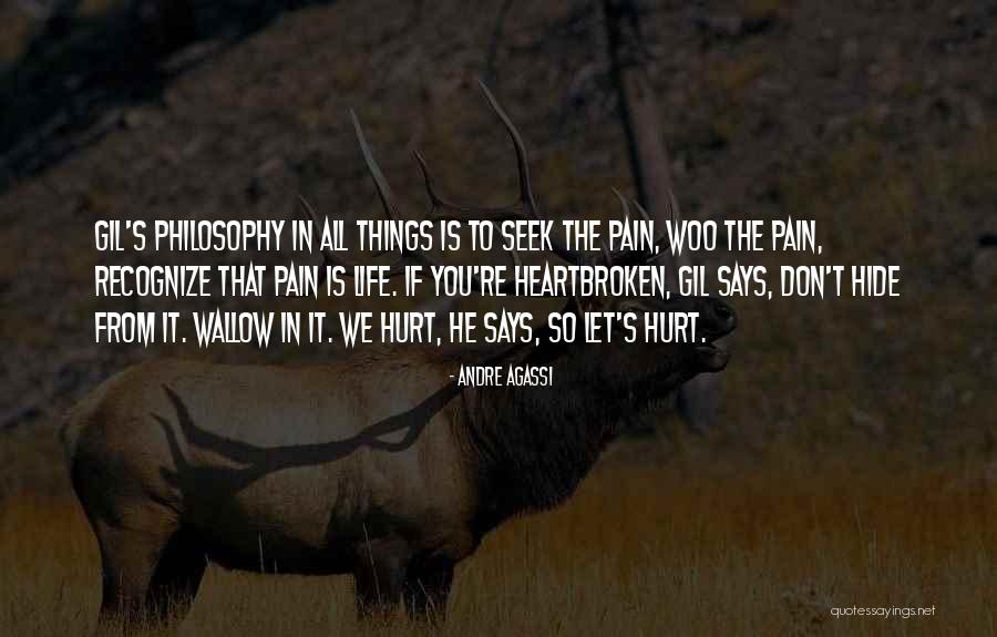 Hurt From Life Quotes By Andre Agassi