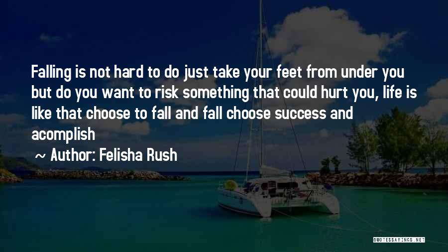 Hurt From Life Quotes By Felisha Rush