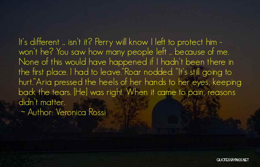 Hurt In Her Eyes Quotes By Veronica Rossi
