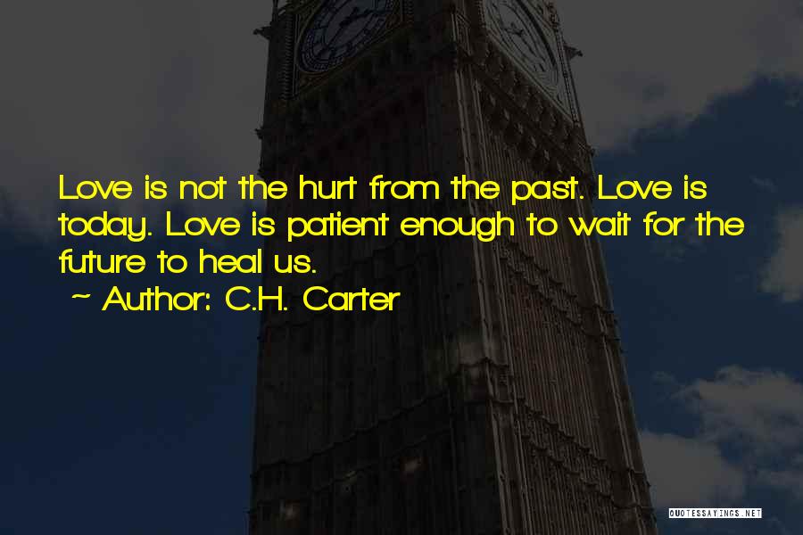 Hurt To Heal Quotes By C.H. Carter