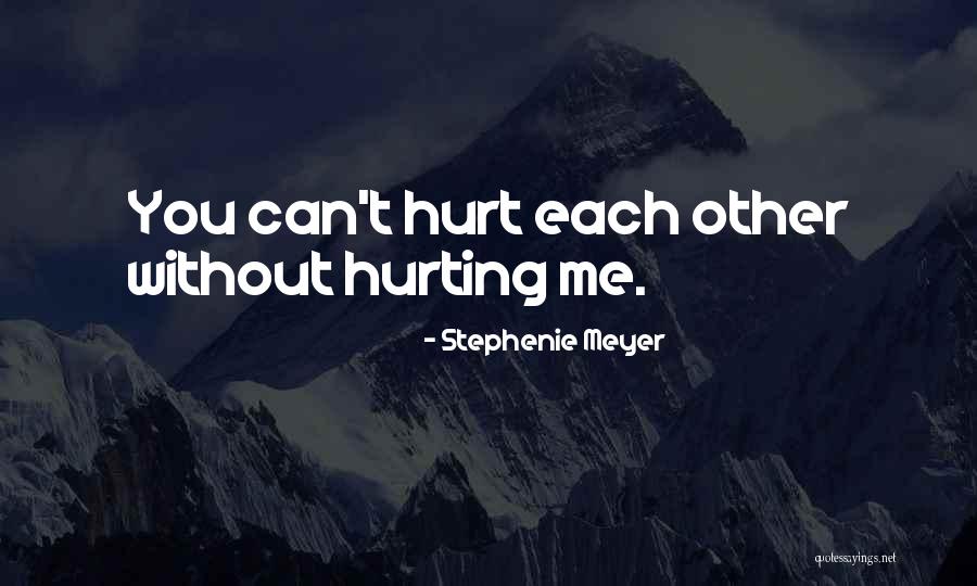 Hurt Without You Quotes By Stephenie Meyer