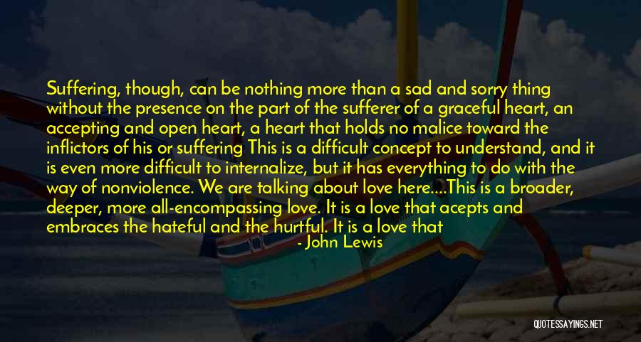 Hurtful Love Quotes By John Lewis