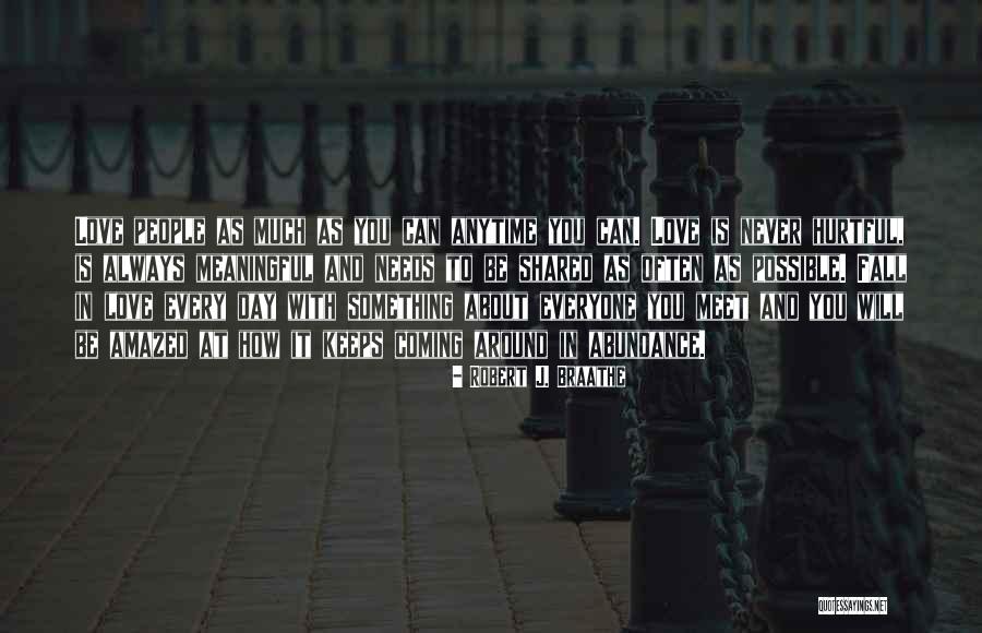 Hurtful Love Quotes By Robert J. Braathe