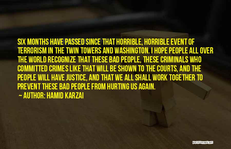Hurting So Bad Quotes By Hamid Karzai