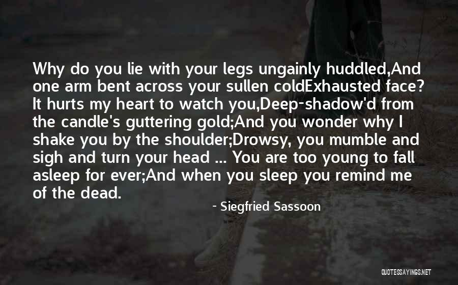 Hurts But You Have To Turn Quotes By Siegfried Sassoon Hurts But You Have To Turn Quotes By Siegfried Sassoon
