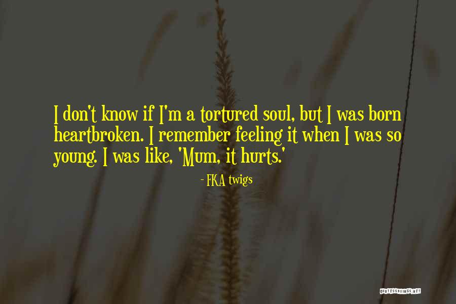 Hurts Feeling Quotes By FKA Twigs Hurts Feeling Quotes By FKA Twigs