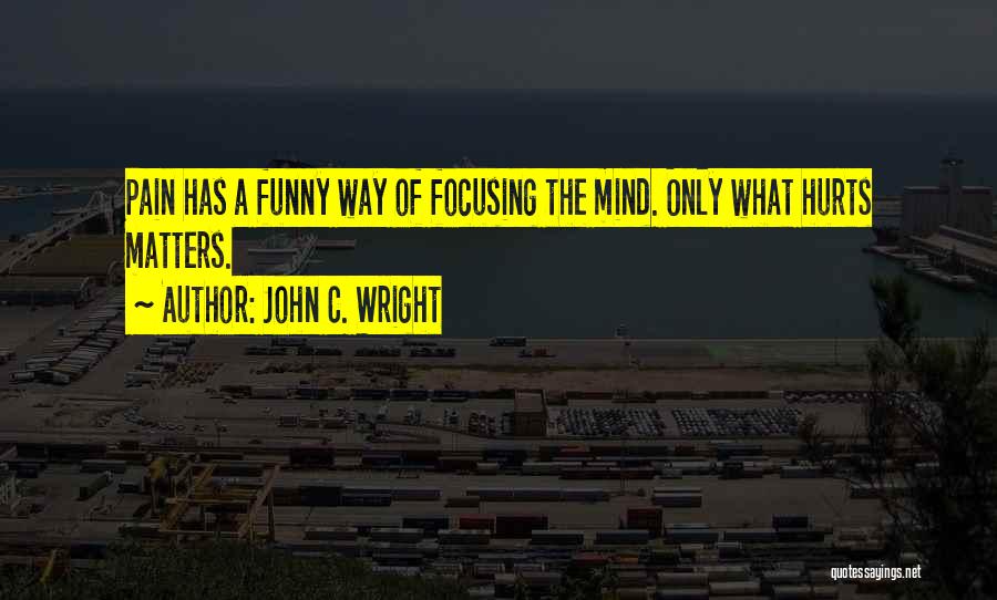 Hurts Funny Quotes By John C. Wright