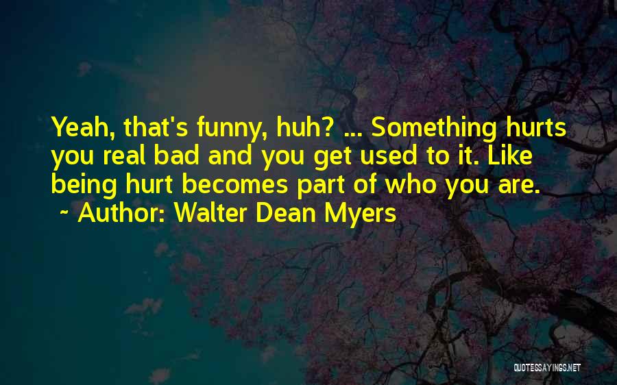 Hurts Funny Quotes By Walter Dean Myers