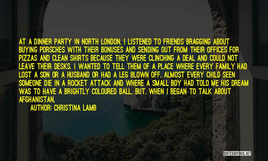 Husband And Son Quotes By Christina Lamb