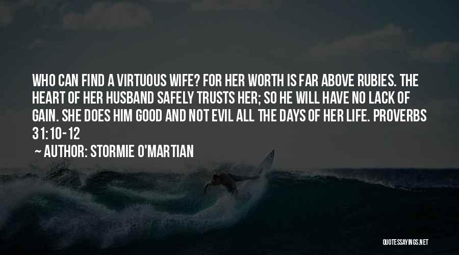 Husband And Wife Life Quotes By Stormie O'martian