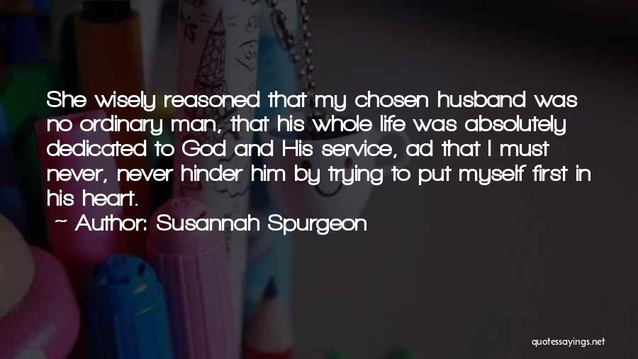 Husband And Wife Life Quotes By Susannah Spurgeon