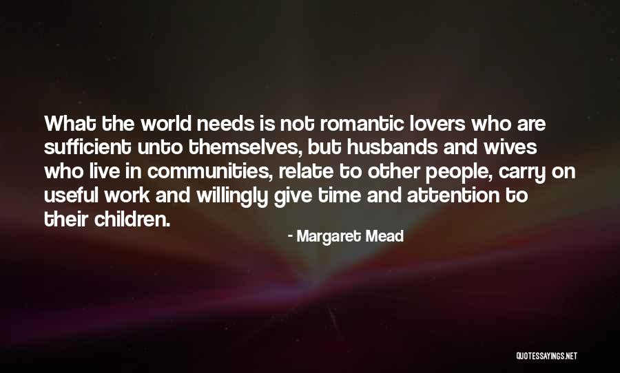 Husband And Wives Quotes By Margaret Mead Husband And Wives Quotes By Margaret Mead