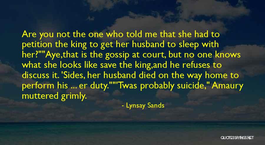 Husband Died Quotes By Lynsay Sands Husband Died Quotes By Lynsay Sands