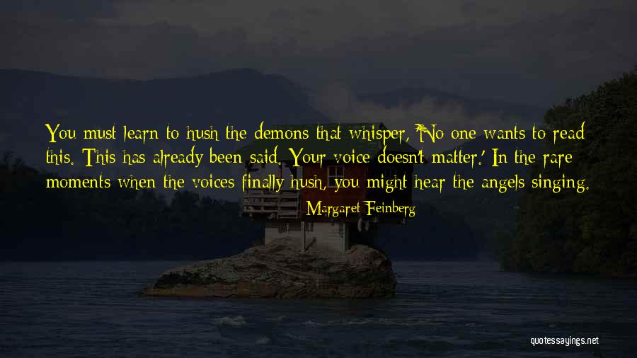 Hush Hush Quotes By Margaret Feinberg Hush Hush Quotes By Margaret Feinberg