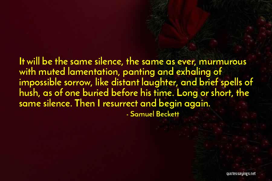 Hush Hush Quotes By Samuel Beckett Hush Hush Quotes By Samuel Beckett