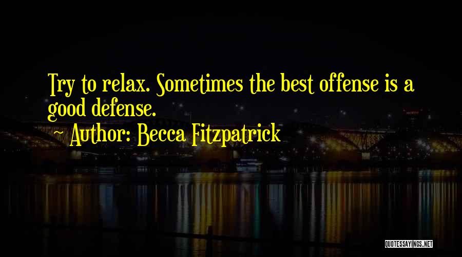 Hush Hush Silence Quotes By Becca Fitzpatrick