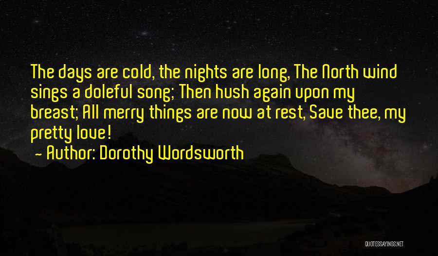 Hush Now Quotes By Dorothy Wordsworth