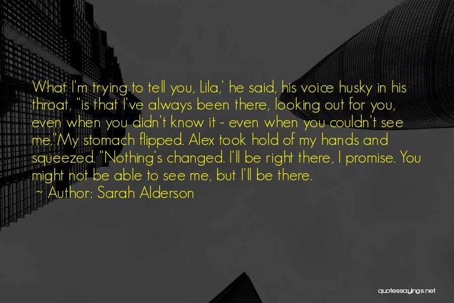 Husky Voice Quotes By Sarah Alderson
