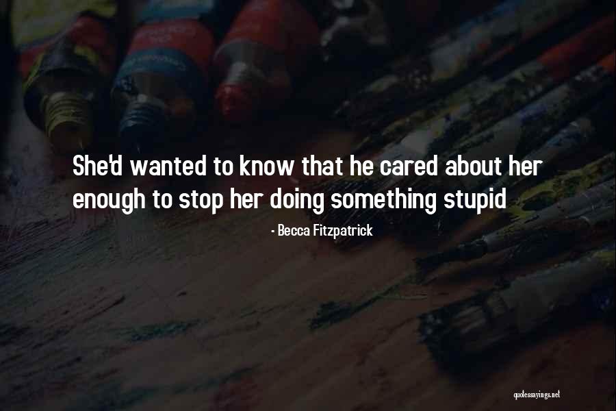 Hussein Barghouthi Quotes By Becca Fitzpatrick