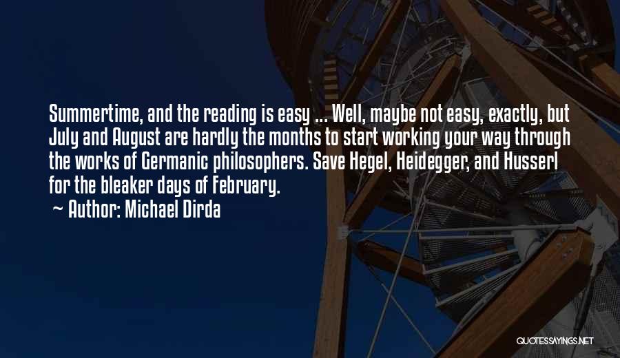 Husserl Quotes By Michael Dirda