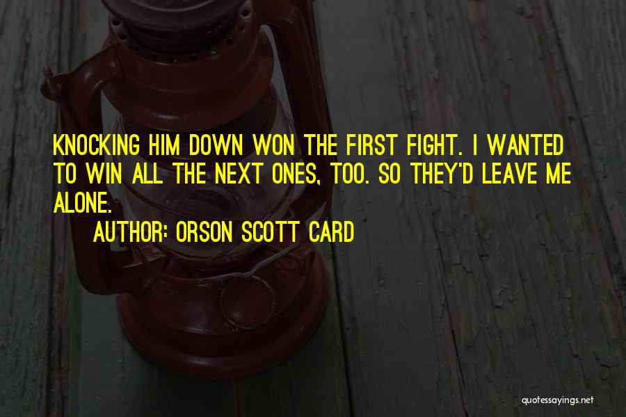 Hustling Motivational Quotes By Orson Scott Card