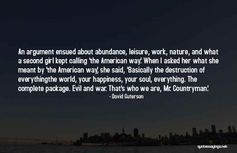 Huszti V R Quotes By David Guterson Huszti V R Quotes By David Guterson