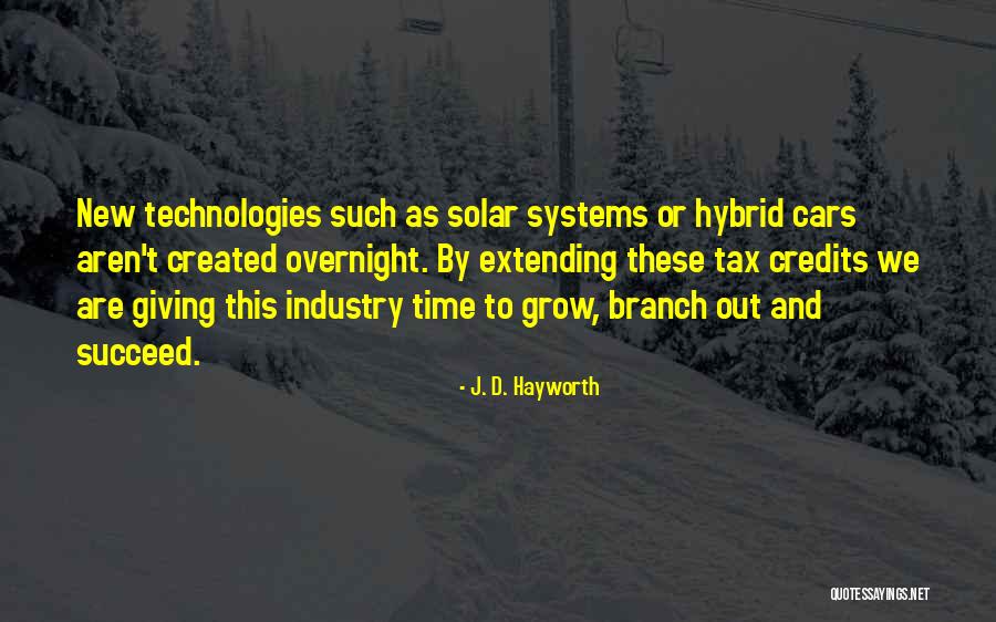 Hybrid Cars Quotes By J. D. Hayworth