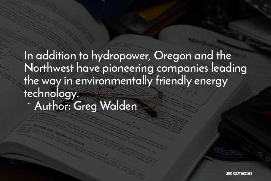 Hydropower Energy Quotes By Greg Walden