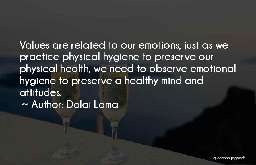 Hygiene Related Quotes By Dalai Lama
