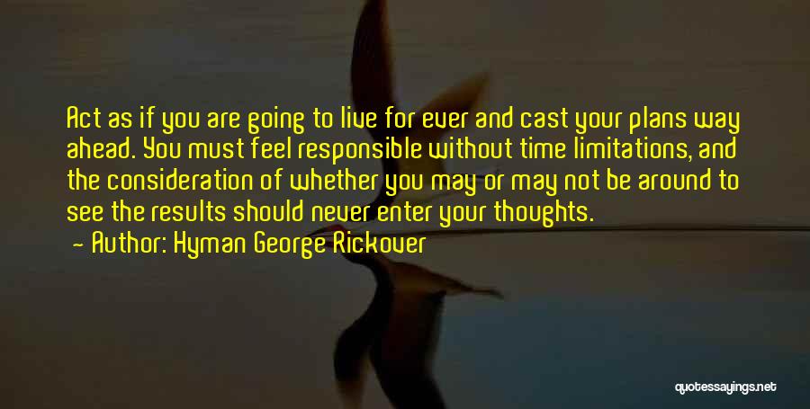 Hyman George Rickover Quotes 876299