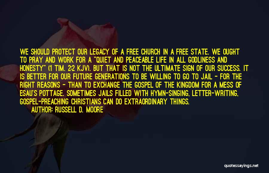 Hymn Singing Quotes By Russell D. Moore