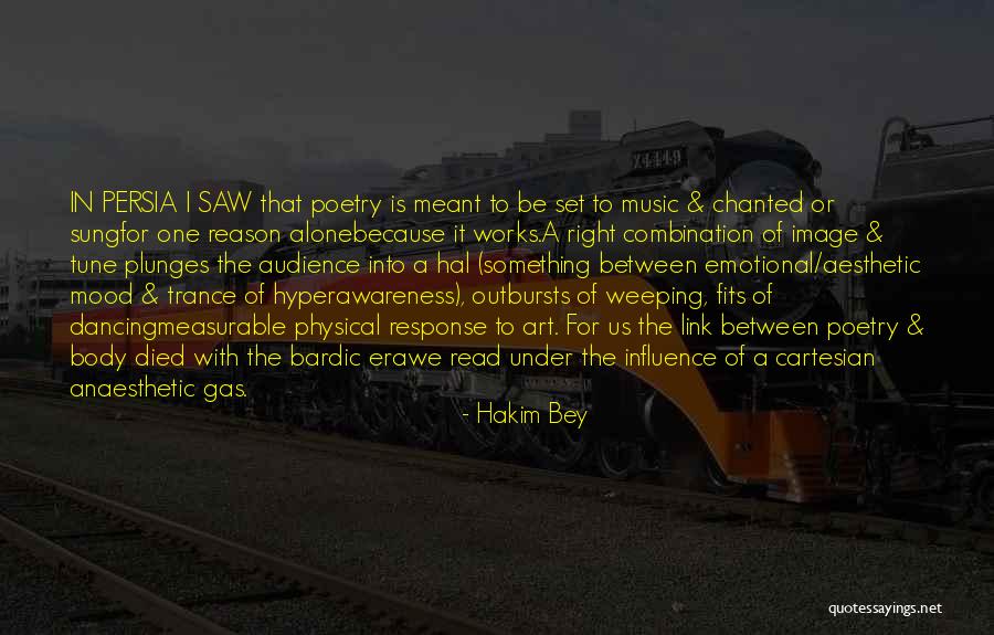 Hyperawareness Body Quotes By Hakim Bey