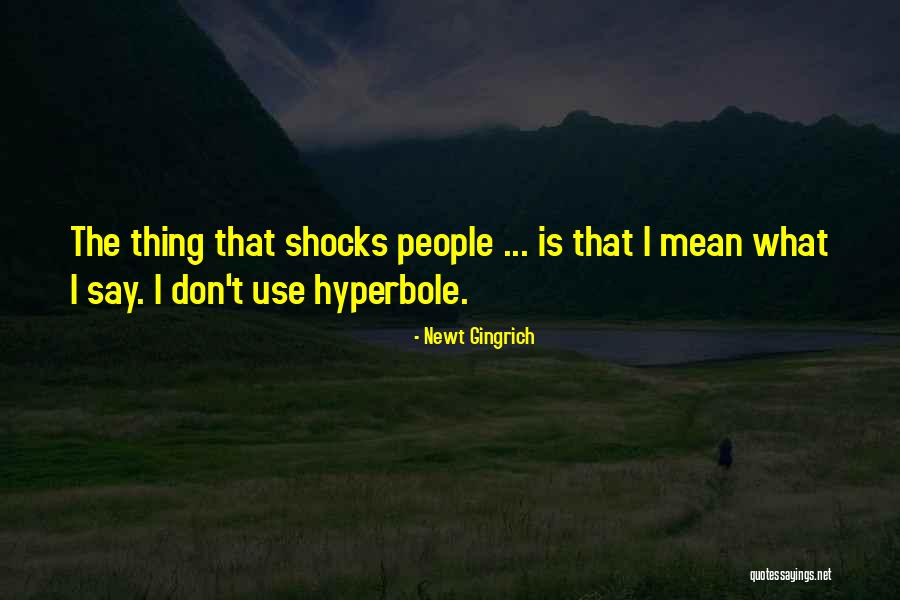 Hyperbole Quotes By Newt Gingrich Hyperbole Quotes By Newt Gingrich