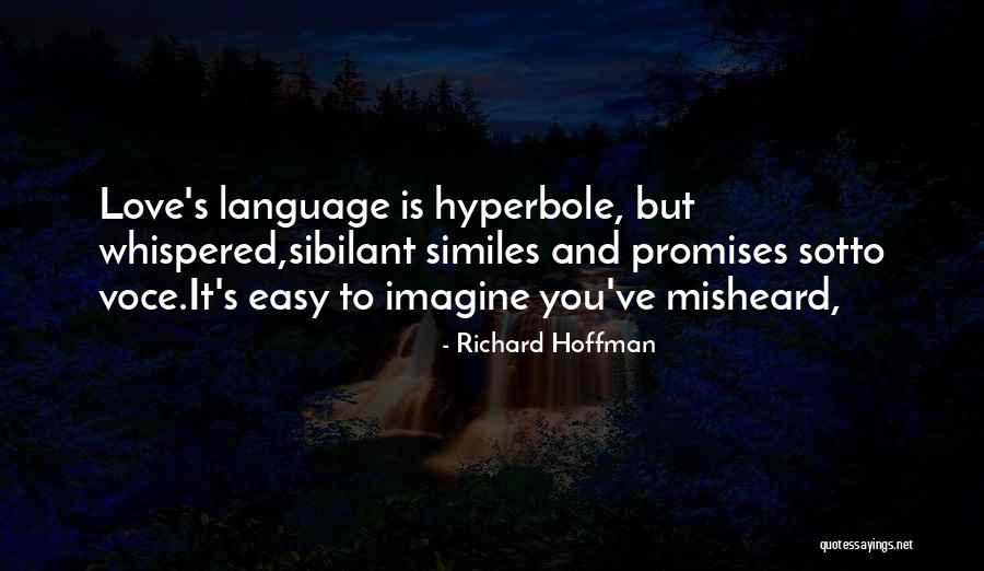 Hyperbole Quotes By Richard Hoffman Hyperbole Quotes By Richard Hoffman