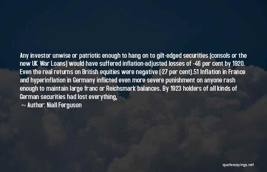 Hyperinflation Quotes By Niall Ferguson