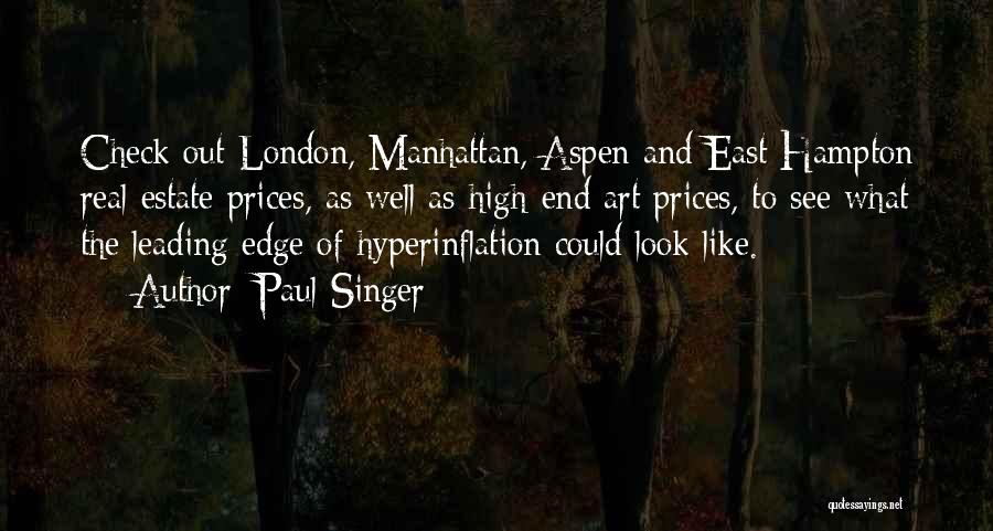 Hyperinflation Quotes By Paul Singer